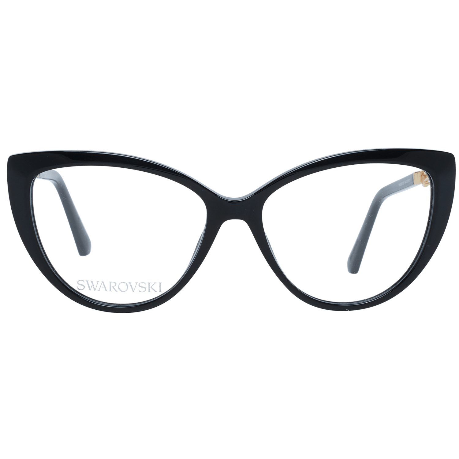 Swarovski Elegant Black Cat Eye Designer Eyeglasses