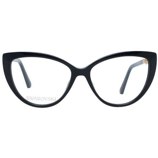 Swarovski Elegant Black Cat Eye Designer Eyeglasses