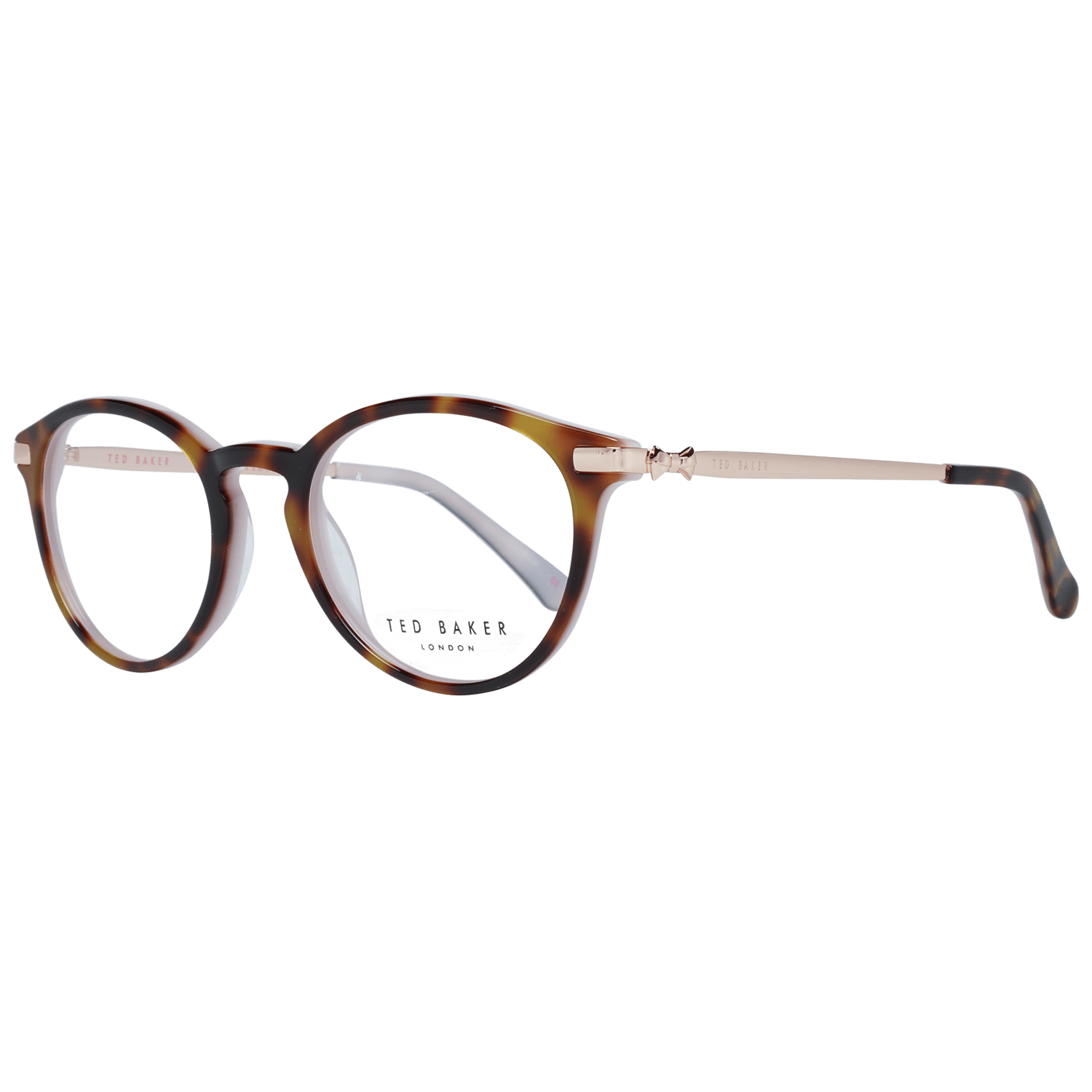 Ted Baker Chic Brown Round Full-Rim Fashion Frames