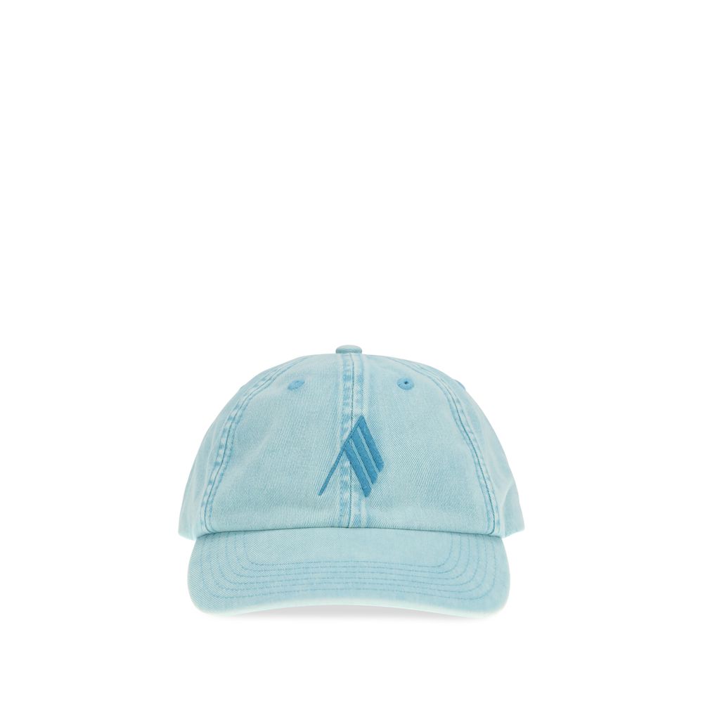 The Attico Light Blue Cotton Cap Baseball Hat