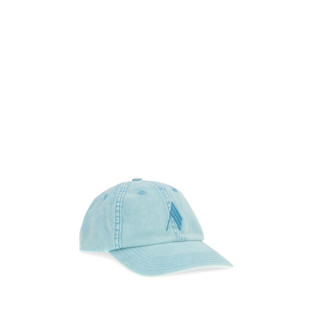 The Attico Light Blue Cotton Cap Baseball Hat
