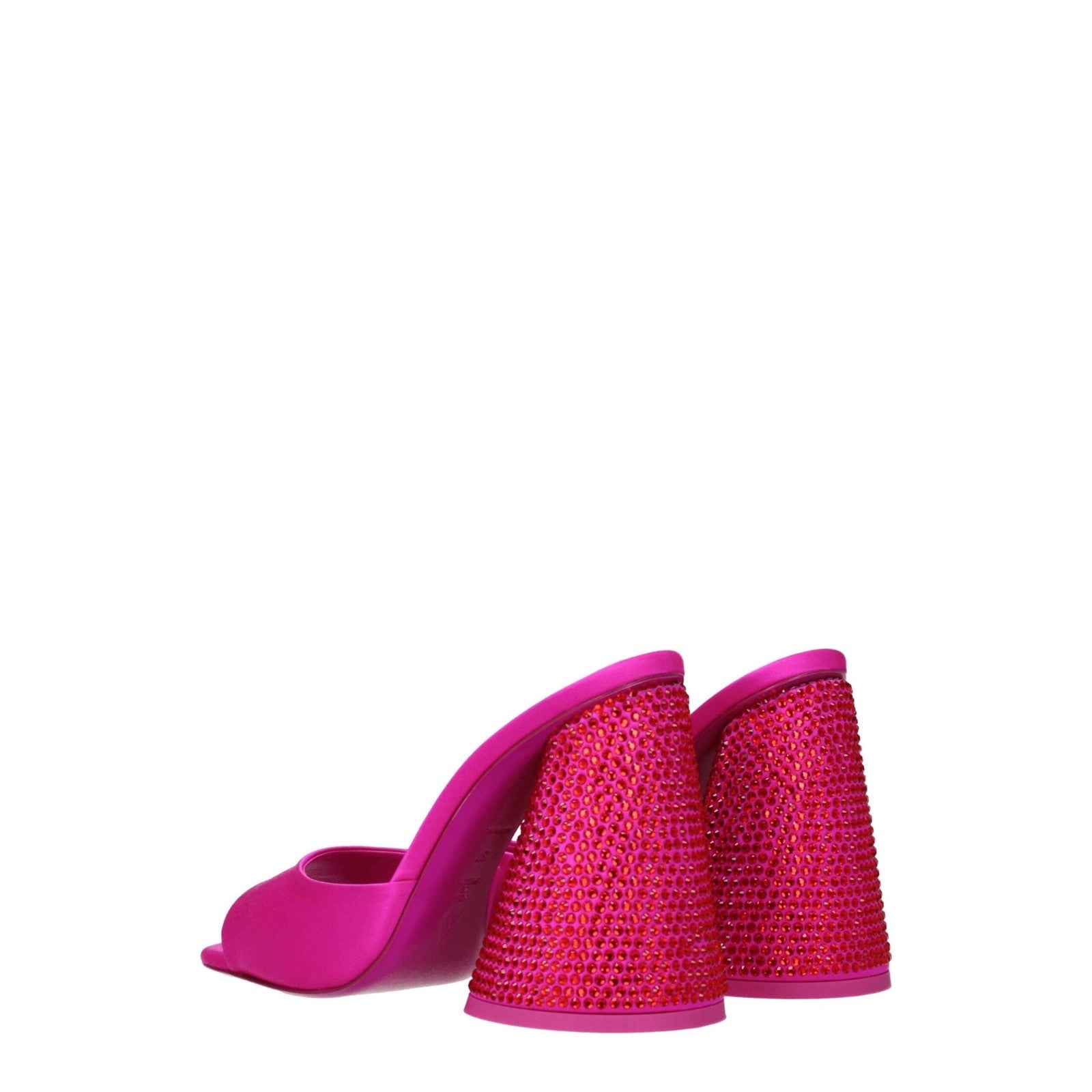 The Attico Pink Satin Sandal