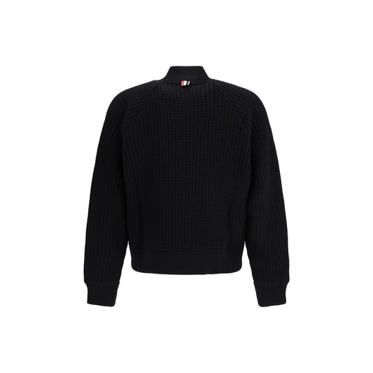 Thom Browne Black Wool Bomber