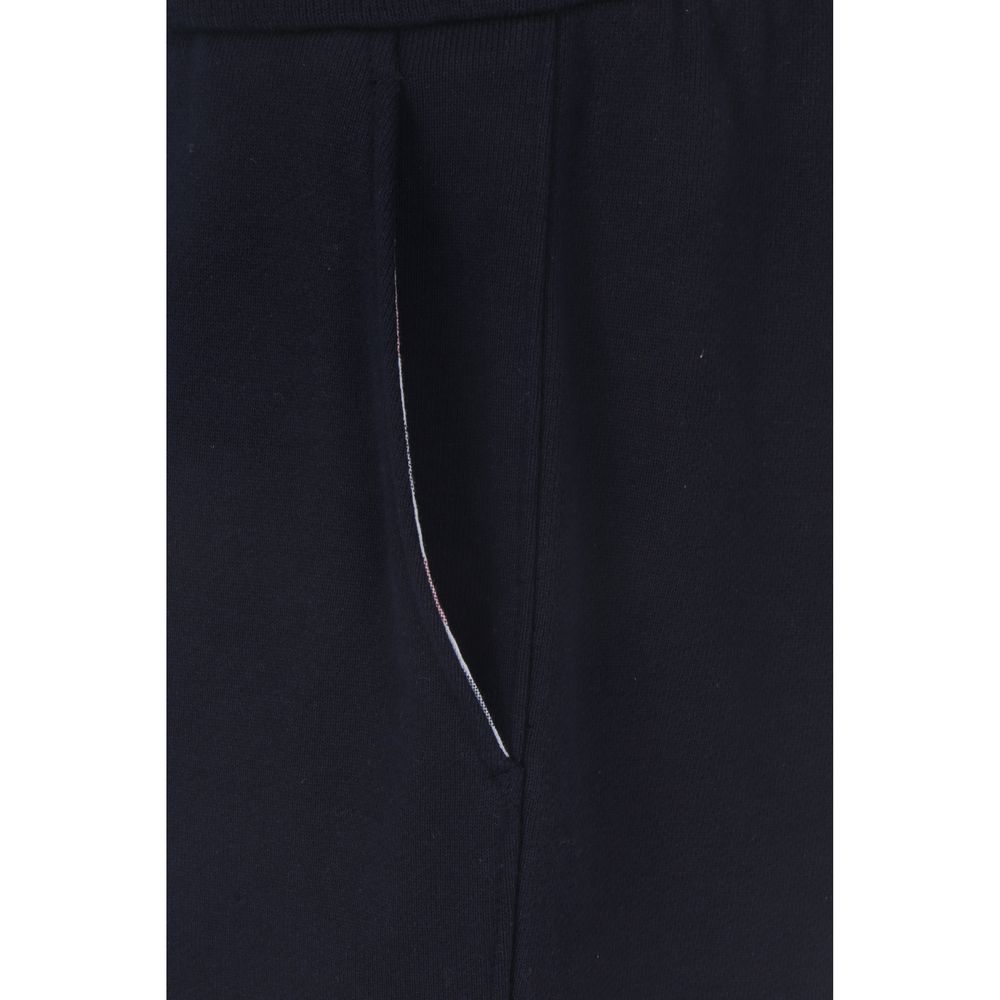Thom Browne Blue Cotton Joggers Workout Pants