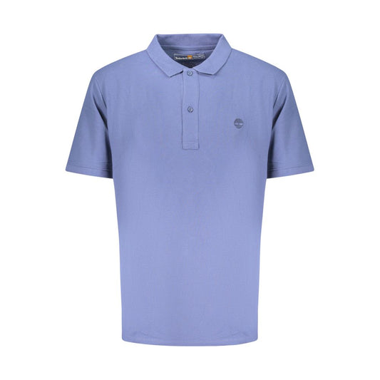 Timberland Blu Cotton Men Polo