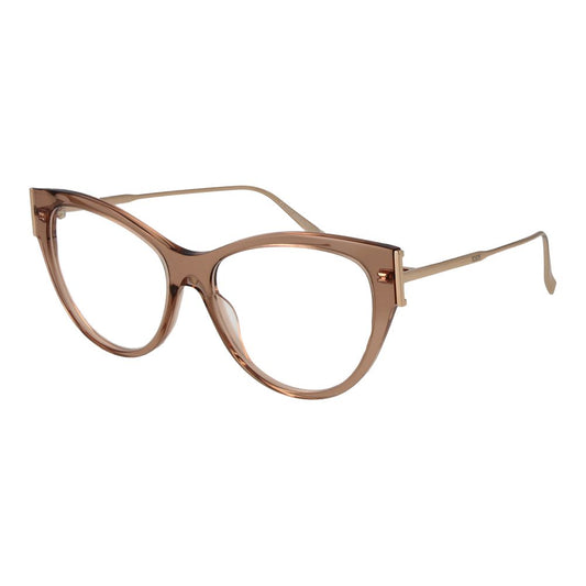 Tod's Beige Acetate & Metal Glasses Frames