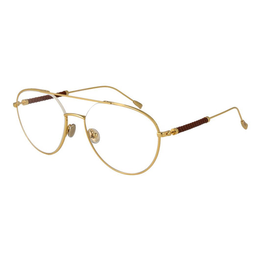 Tod's Gold Metal Glasses Frames