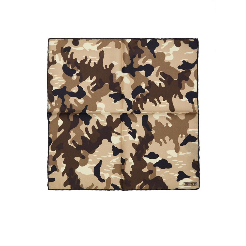 Tom Ford Beige Silk Clutch Bag