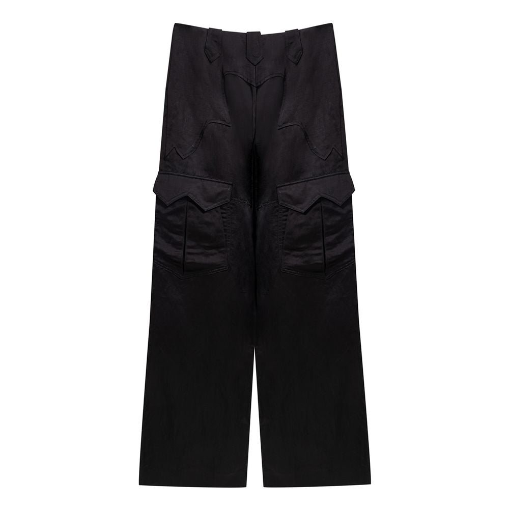 Tom Ford Black Viscose Cargo Pant
