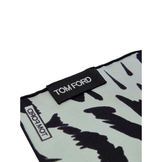 Tom Ford Gray Silk Clutch Bag