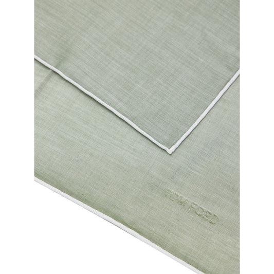 Tom Ford Green Cotton Clutch Bag