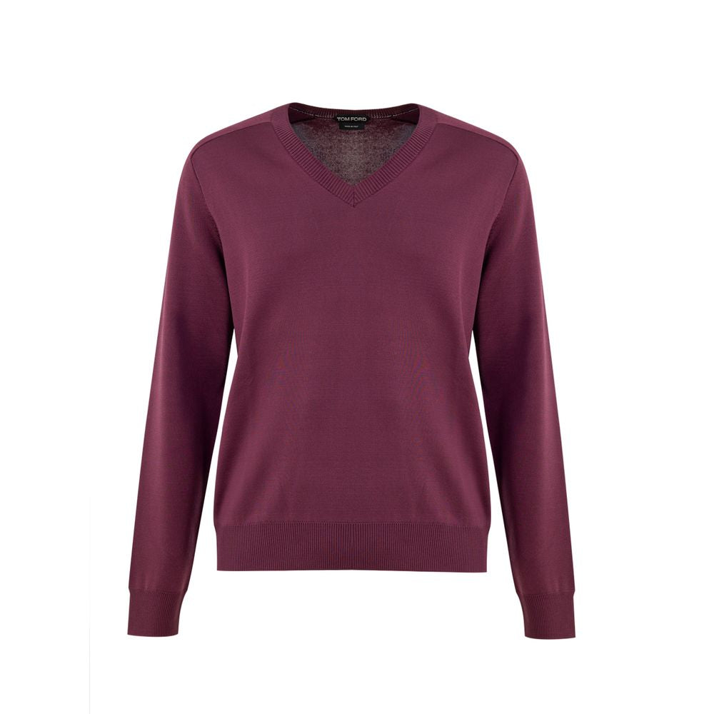 Tom Ford Purple Silk Sweater