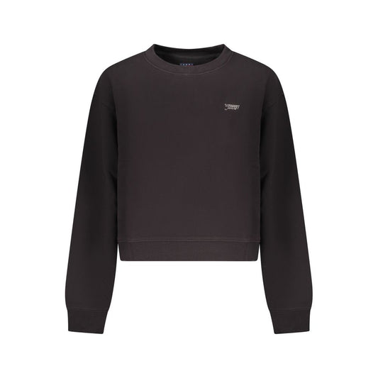 Tommy Hilfiger Black Cotton Women's Sweatshirt