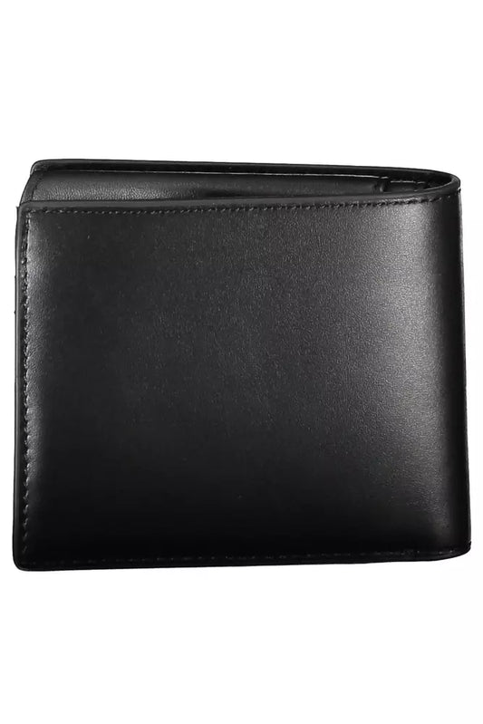 Tommy Hilfiger Black Leather Men Wallet