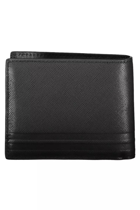 Tommy Hilfiger Black Leather Mens Wallet