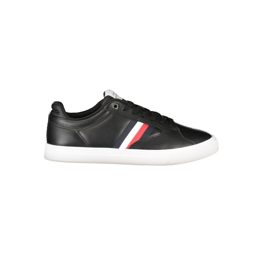 Tommy Hilfiger Black Polyester Sneaker
