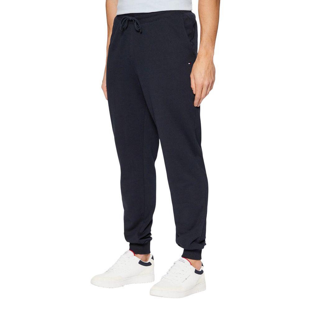 Tommy Hilfiger Blue Cotton Joggers Workout Pants