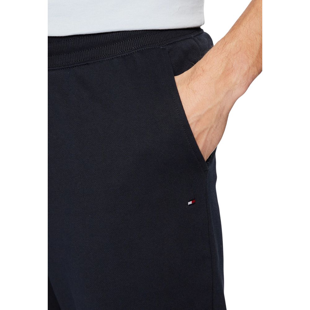 Tommy Hilfiger Blue Cotton Joggers Workout Pants