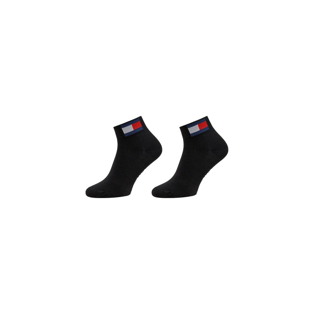 Tommy Hilfiger Jeans Black Cotton Socks