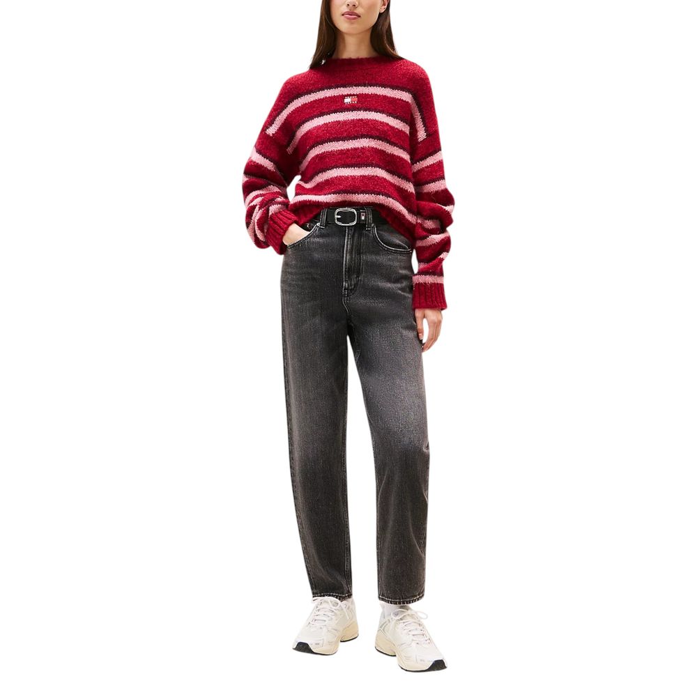 Tommy Hilfiger Jeans Black Recycled Cotton Mom Jeans