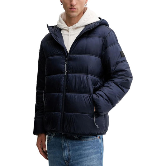 Tommy Hilfiger Jeans Blue Polyamide Full-Length Jacket