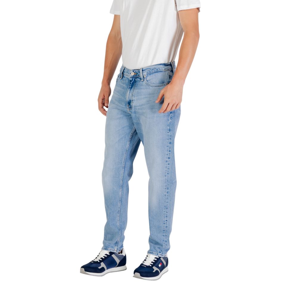 Tommy Hilfiger Jeans Light Blue Recycled Cotton Slim Fit Jeans