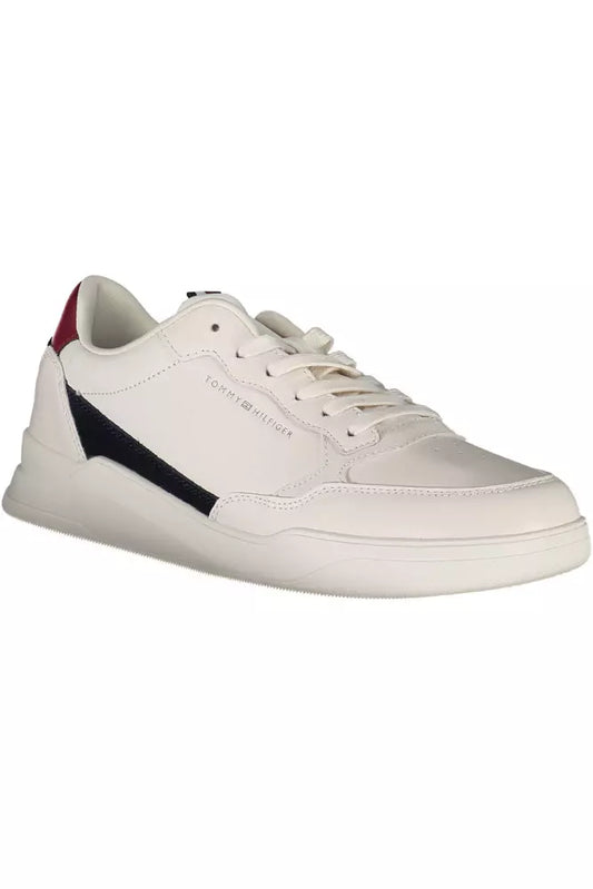 Tommy Hilfiger White Leather Men Sneaker