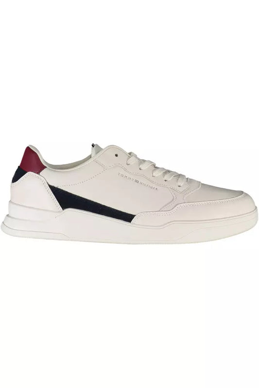 Tommy Hilfiger White Leather Men Sneaker