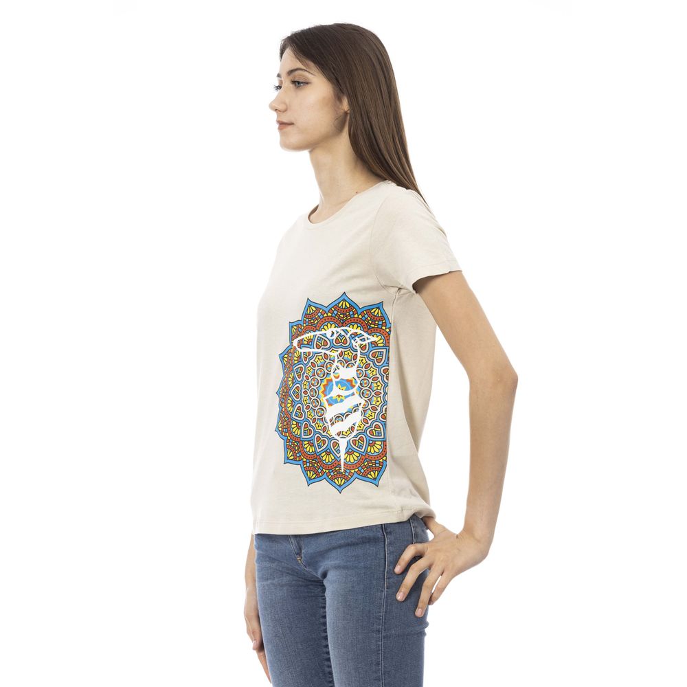 Trussardi Action Beige Cotton Women Top