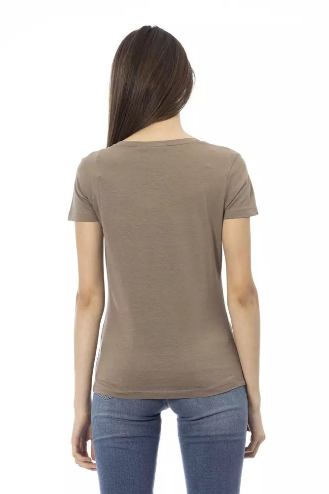 Trussardi Action Brown Cotton Women Top