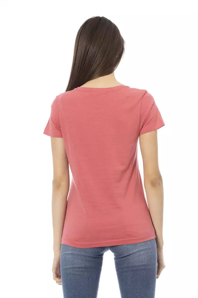 Trussardi Action Pink Cotton Women Top