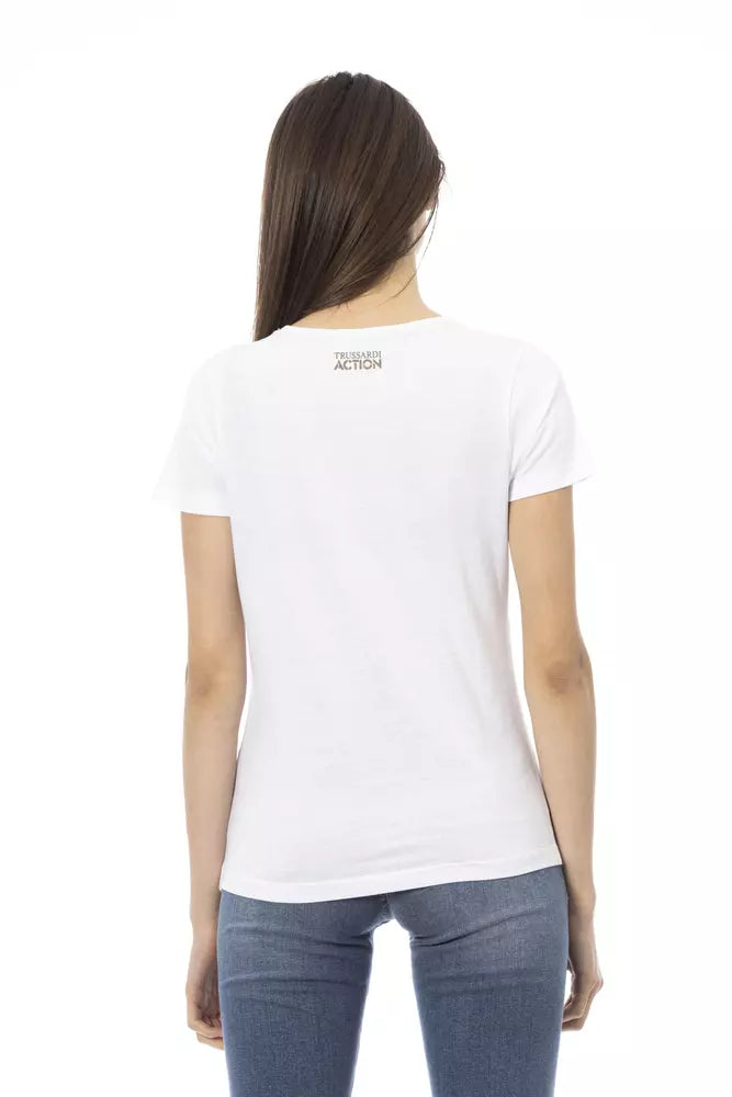 Trussardi Action White Cotton Women's T-Shirt