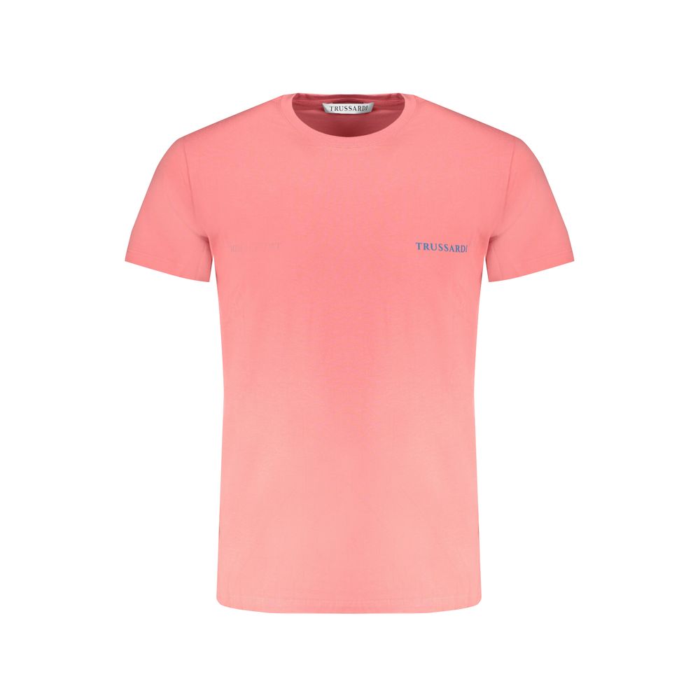 Trussardi Pink Cotton T-Shirt