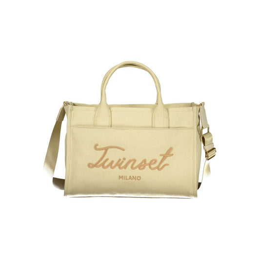 Twinset Beige Cotton Women Handbag