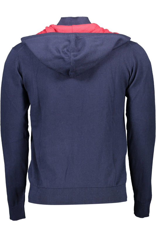 U.S. POLO ASSN. Blue Cotton Men Sweater