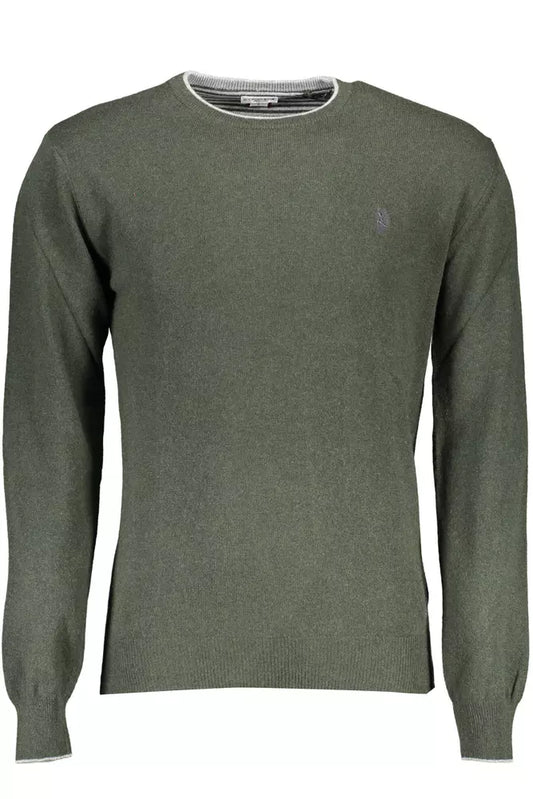 U.S. POLO ASSN. Green Wool Men Sweater