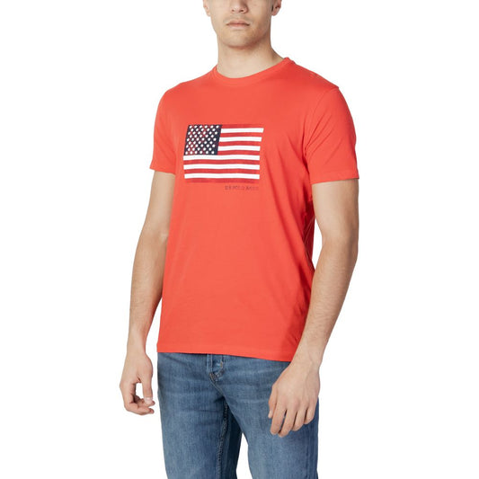 U.S. POLO ASSN. Red Cotton T-Shirt