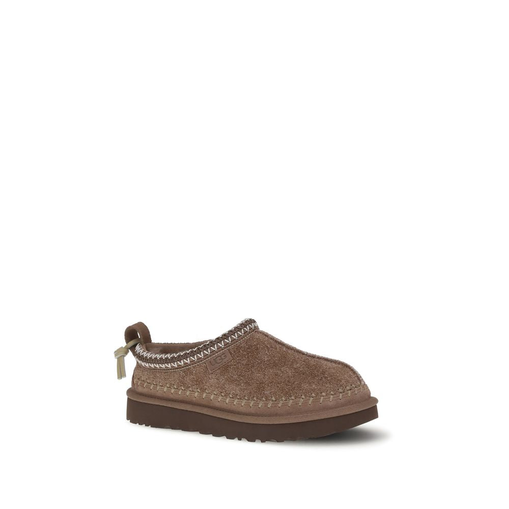 UGG Brown Leather Mules Copy