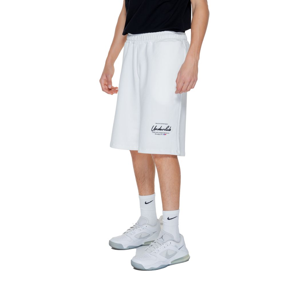 Underclub White Cotton Short