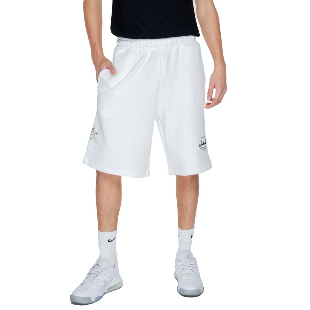 Underclub White Cotton Short