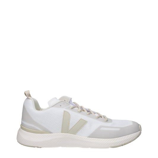 Veja White Fabric Sneakers