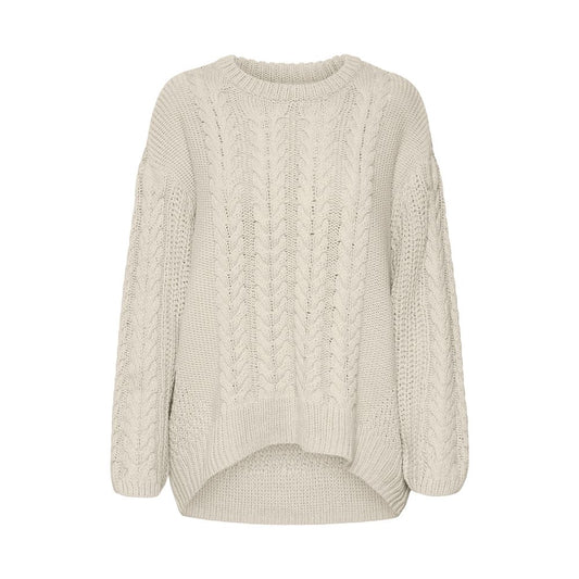 Vero Moda Beige Cotton Sweater