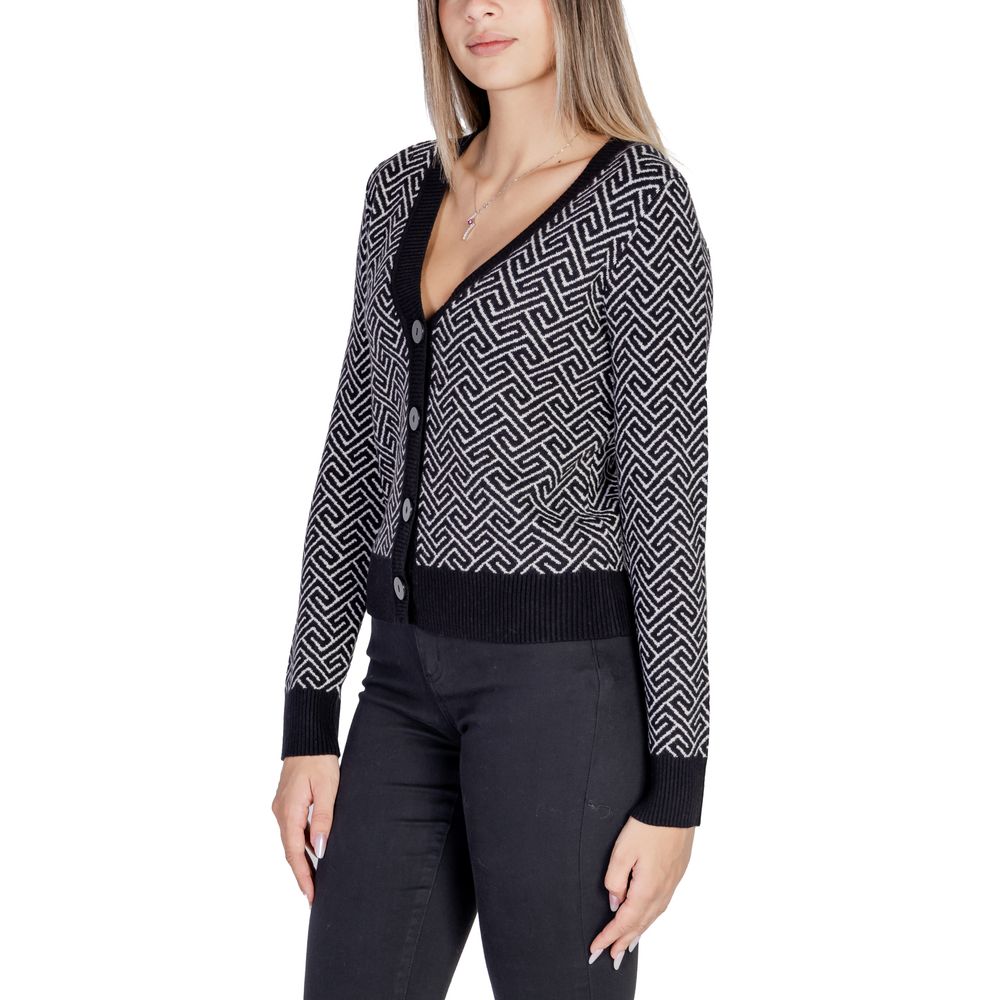 Vero Moda Black Viscose Cardigan