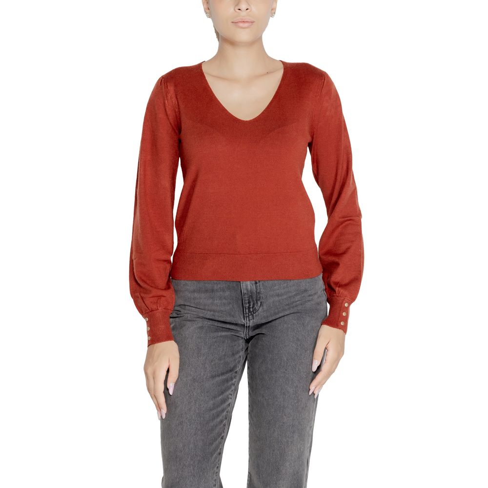 Vero Moda Red Polyester Tops & T-Shirt