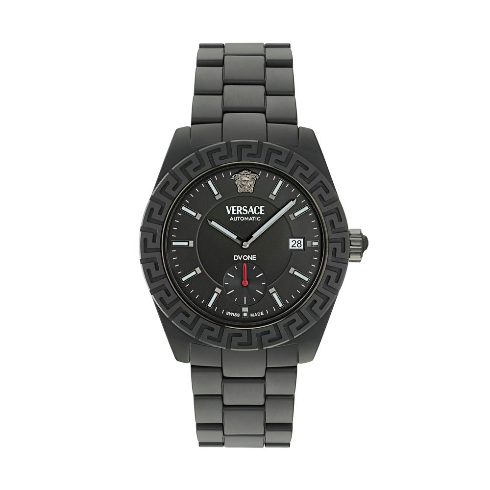 Versace Black Ceramic Dress Watch