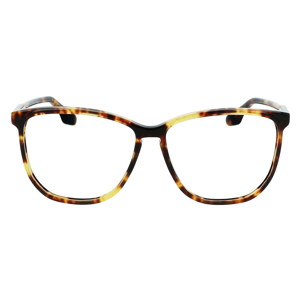 Victoria Beckham Brown Acetate Glasses Frames