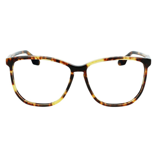 Victoria Beckham Brown Acetate Glasses Frames