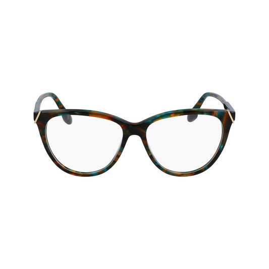 Victoria Beckham Brown Acetate Glasses Frames