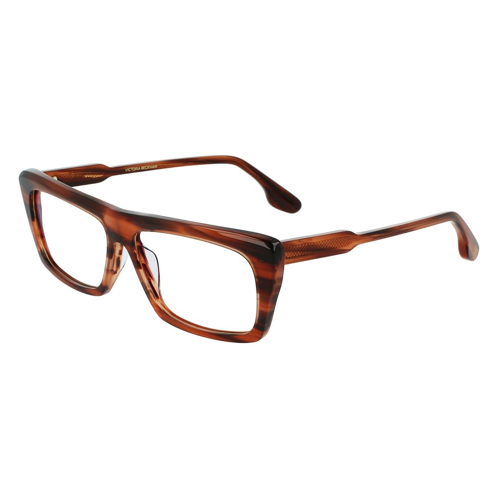 Victoria Beckham Brown Acetate Glasses Frames