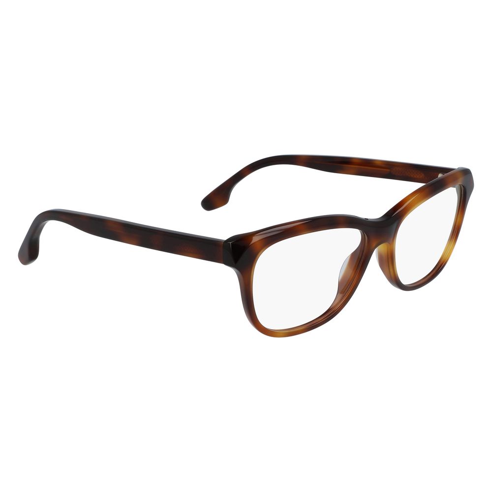 Victoria Beckham Brown Acetate Glasses Frames